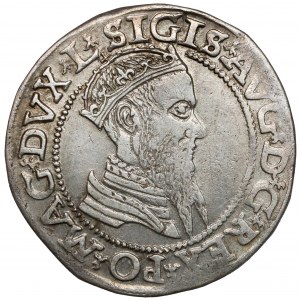 Zygmunt II August, Czworak Wilno 1566 - L/LIT - duża Pogoń