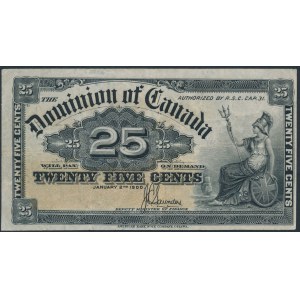 Canada, 25 Cents 1900