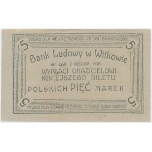 Witkowo, Bank Ludowy, 5 marek 1919