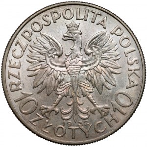 Głowa Kobiety 10 złotych 1932 bz, Londyn