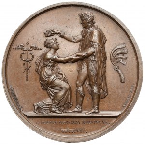 Francja, Napoleon I, Medal 1807 - Oswobodzenie Gdańska - późniejsze bicie
