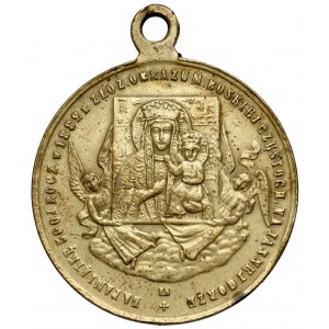 Medalik religijny, 500 lat obrazu Matki Boskiej w Częstochowie 1882