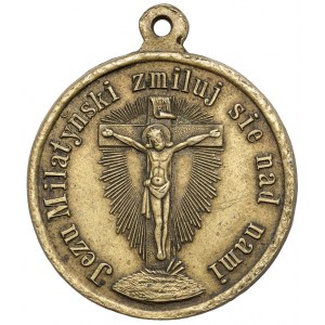 Medalik religijny, Sancta Maria Częstochowskiey - XIX/XX wiek