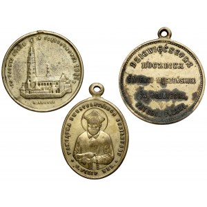 Medaliki religijne, XIX/XX wiek - zestaw (3szt)
