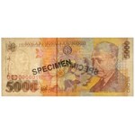 Romania, 5.000 Lei 1998 SPECIMEN