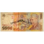 Rumunia, 5.000 Lei 1998 SPECIMEN