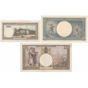 Rumunia, 500, 1.000 i 2.000 Lei 1941 (3szt)