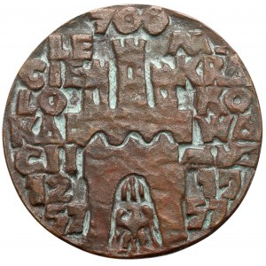 Medal, 700-lecie lokacji miasta Krakowa 1257-1957