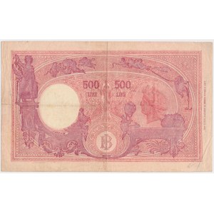 Italy, 500 Lire 1943