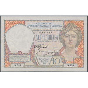 Jugoslawia, 10 Dinara 1926