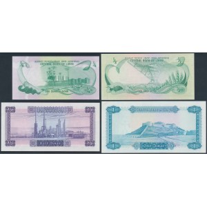 Libya - lot of 4 banknotes 1972-1981