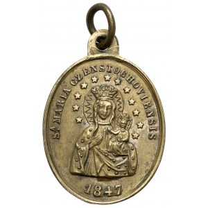 Medalik Religijny, Sa. Maria Czenstochoviensis 1847