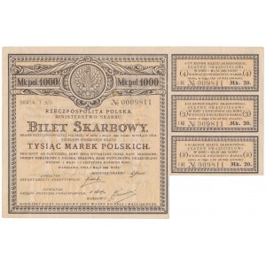 Bilet Skarbowy, 1.000 mkp 1920 - Serja I AG