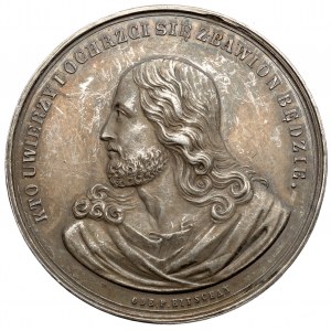 Medal Na Pamiątkę Chrztu - rzadki typ - piękny