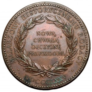 Medal Jan Matejko / Malarzowi Historycznemu Polacy 1875