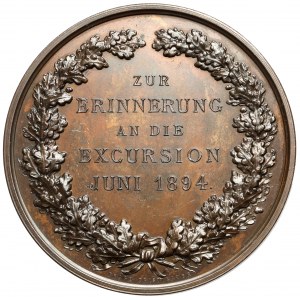Austria, Franciszek Józef I, Medal 1894 - Stowarzyszenie Handlowe Dolnej Austrii
