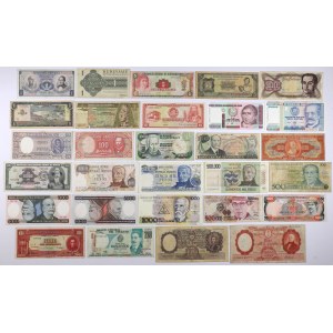 Ameryka Południowa, zestaw banknotów MIX (29szt)