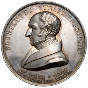 Medal SREBRO Florian Straszewski... Senat i Lud Krakowski 1838