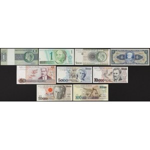 Brazylia, zestaw banknotów (9szt)