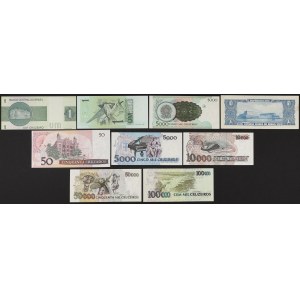 Brazylia, zestaw banknotów (9szt)