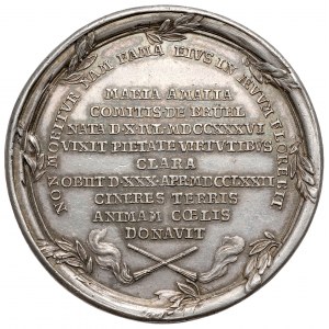 Poniatowski, Medal Maria Amalia Miszchowa 1772 r.