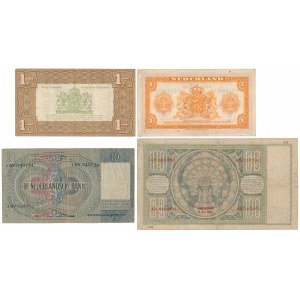 Niderlandy - zestaw 1- 100 Gulden 1935-43 (4szt)