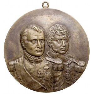 Medalion Napoleon Bonaparte i Książę Józef Poniatowski