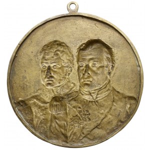 Medalion Napoleon Bonaparte i Książę Józef Poniatowski