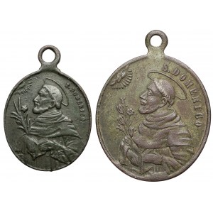 Italy, religious medal - lot (2pcs)
