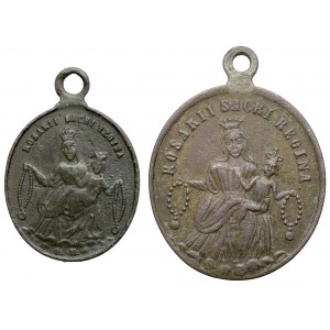 Italy, religious medal - lot (2pcs)