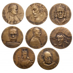 Medale - Wielcy Polacy, zestaw (8szt)