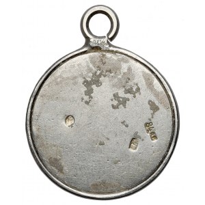 SILVER medallion, Henryk Sienkiewicz 1916