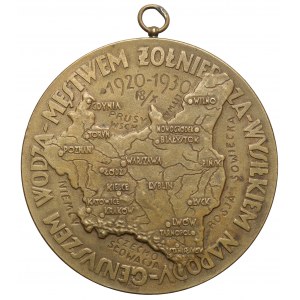 Medal, Józef Piłsudski, 10 rocznica Wojny Polsko-Bolszewickiej 1930