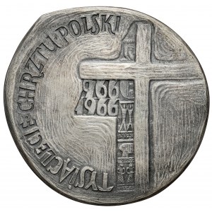 Medal SREBRO Tysiąclecie Chrztu Polski 966-1966