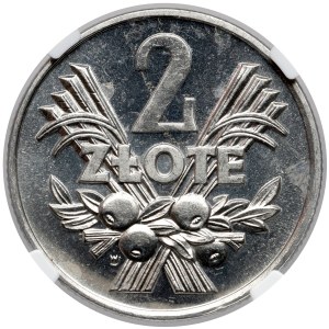 2 złote 1970 - PROOF LIKE - jak lustrzanka