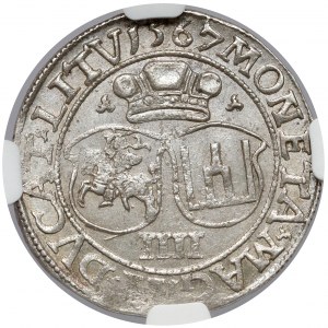 Zygmunt II August, Czworak Wilno 1567 - piękny