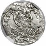 Zygmunt III Waza, Trojak Poznań 1597 - rzadkie i PIĘKNY