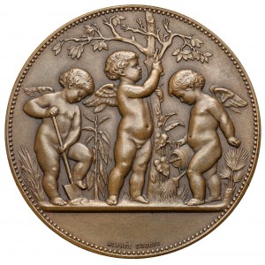 France, GOVIGNON, Médaille Société d' Horticulture 1852-1902 - BRONZE
