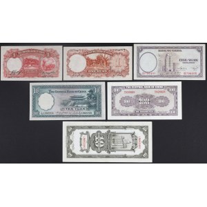 Chiny, zestaw banknotów z lat 1930-41 (6szt)