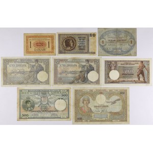 Yugoslavia - lot of 8 banknotes