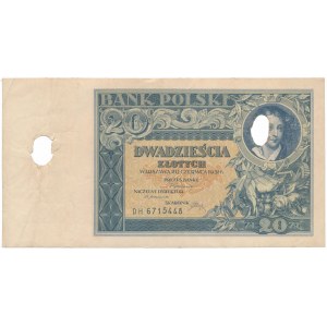 20 złotych 1931 - skasowane