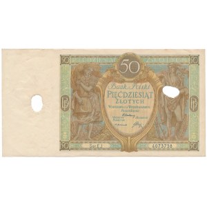 50 złotych 1929 - skasowane