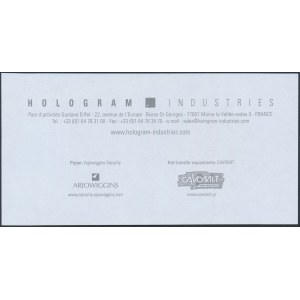 Hologram Industries, hologram BIEDRONKA