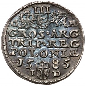 Stefan Batory, Trojak Olkusz 1585 GH - Hose - piękny