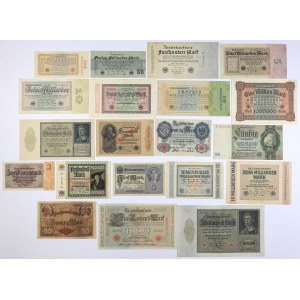Niemcy, zestaw banknotów MIX (20szt)