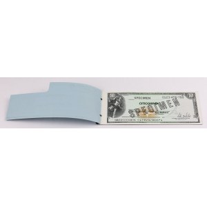 USA, książeczka WZORÓW czeków podróżniczych 10-1.000 Dollars