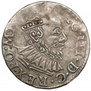 Zygmunt III Waza, Trojak Ryga 1592 - NAŚLADOWNICTWO - b.rzadkie