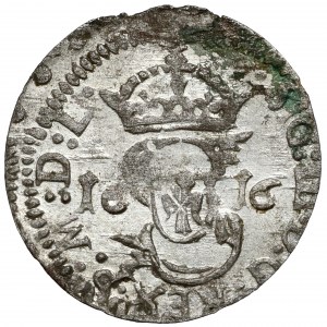 Zygmunt III Waza, Szeląg Wilno 1616 - krzyżyk