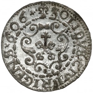 Zygmunt III Waza, Szeląg Ryga 1606 - II zamiast LI