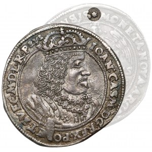 Jan II Kazimierz, Ort Toruń 1655 HDL - bez trójkąta - rzadki